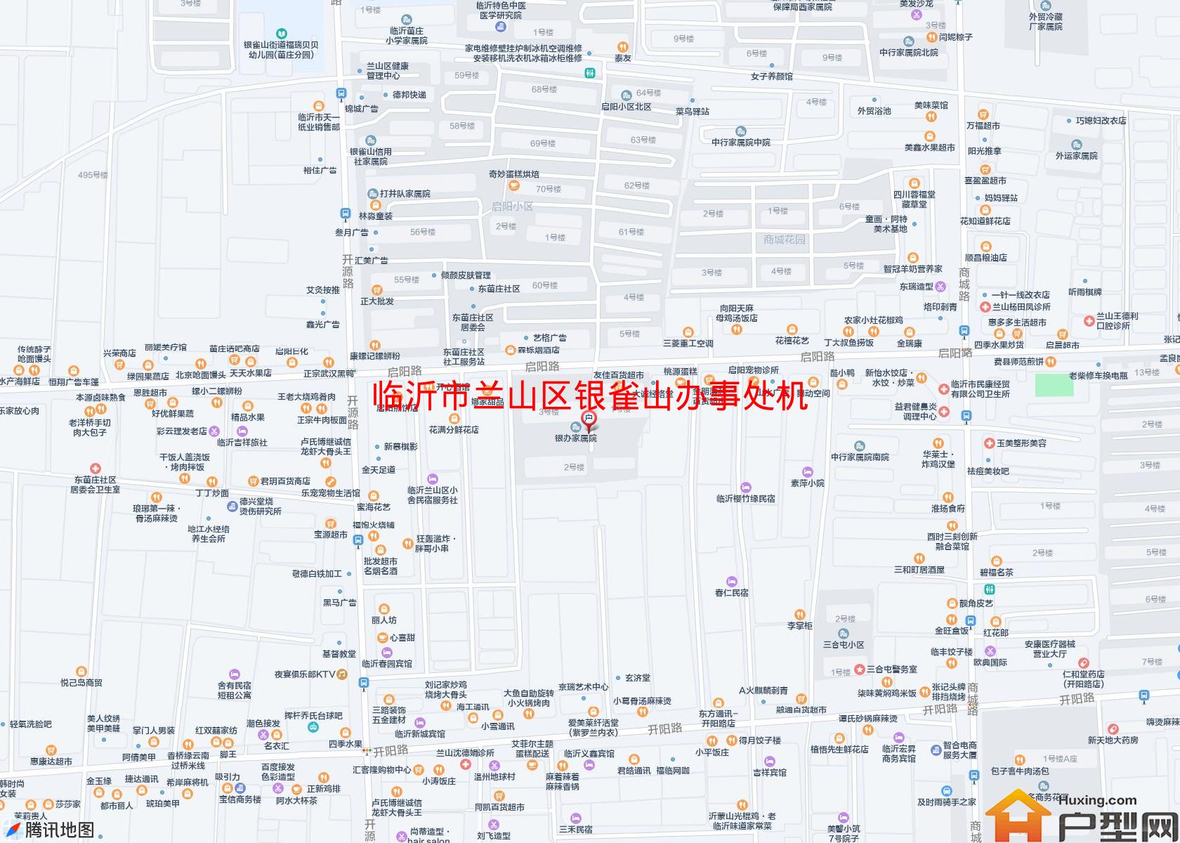 兰山区银雀山办事处机关宿舍小区 - 户型网