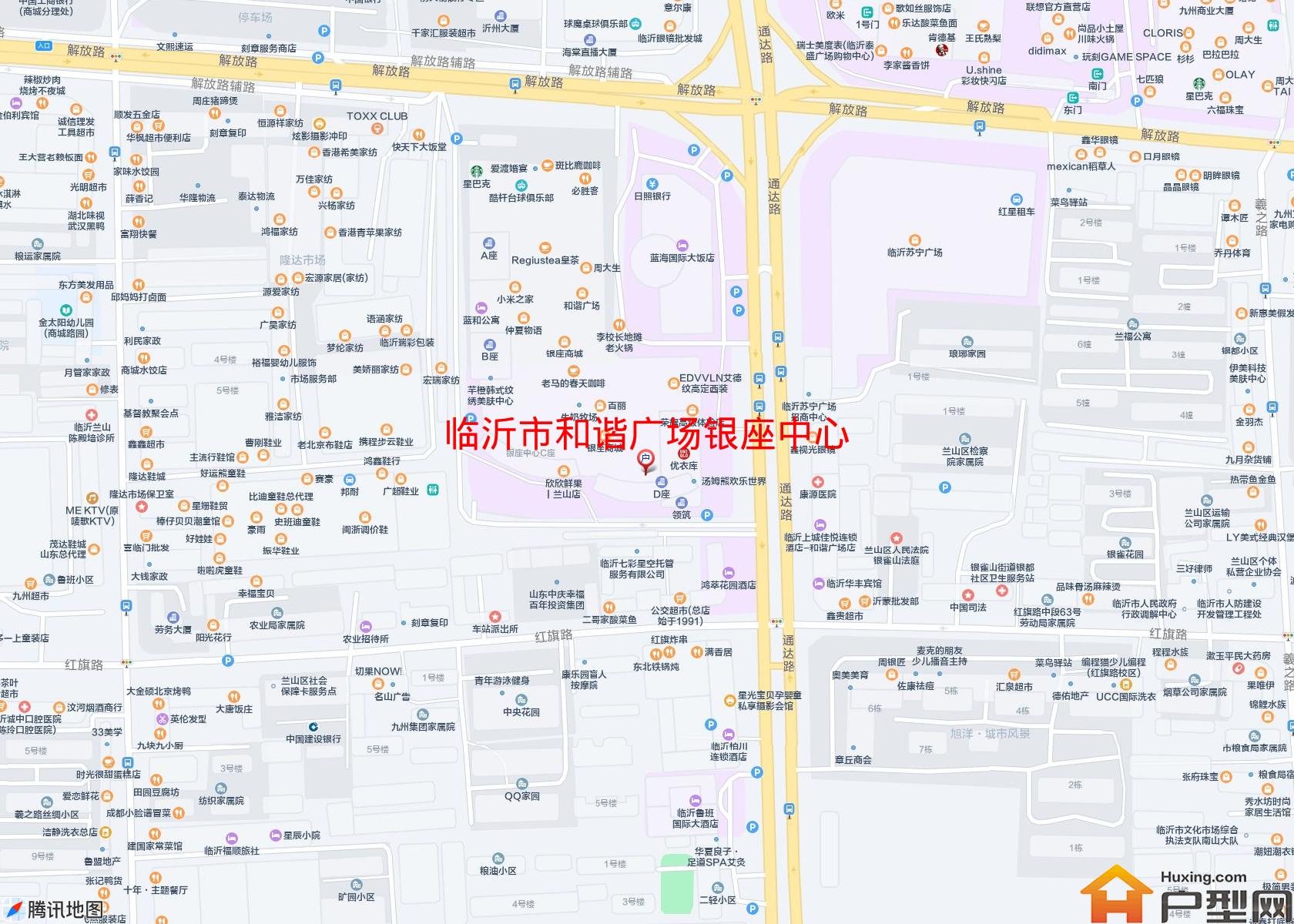 和谐广场银座中心小区 - 户型网