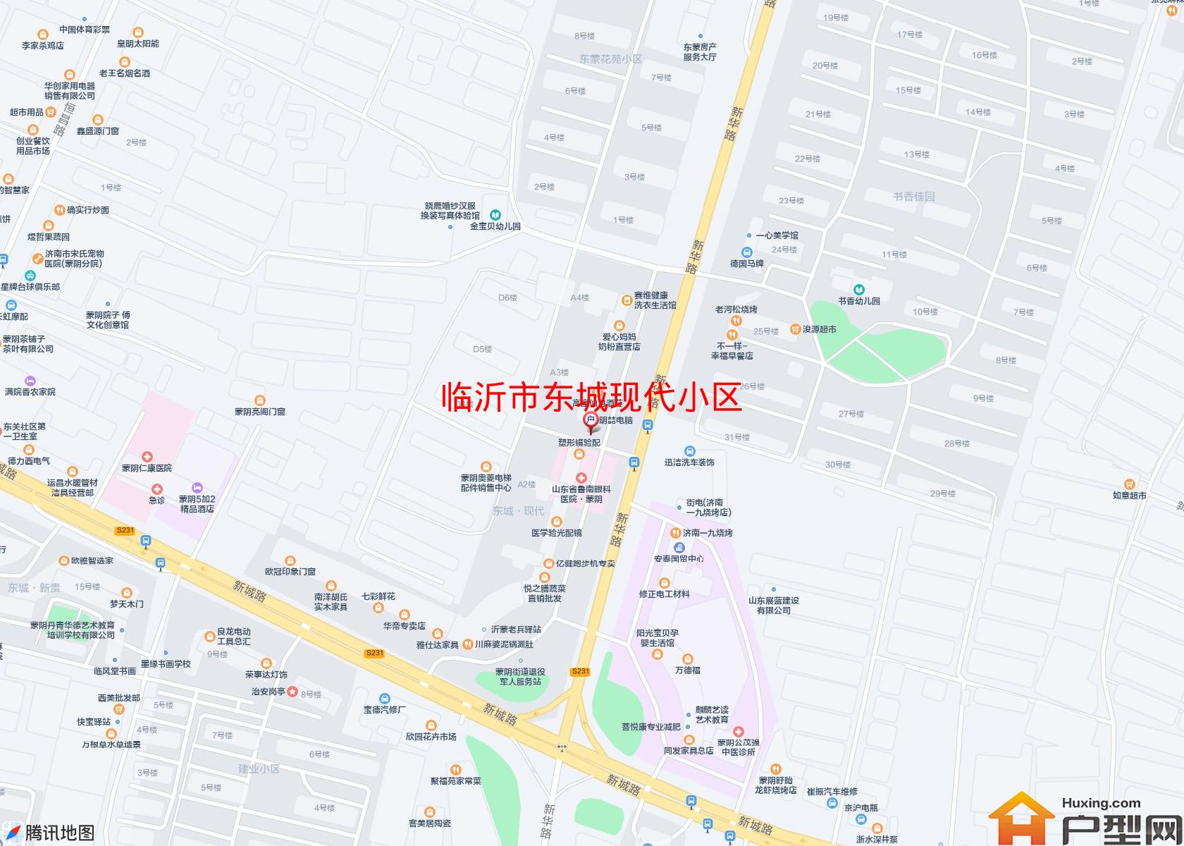东城现代小区小区 - 户型网