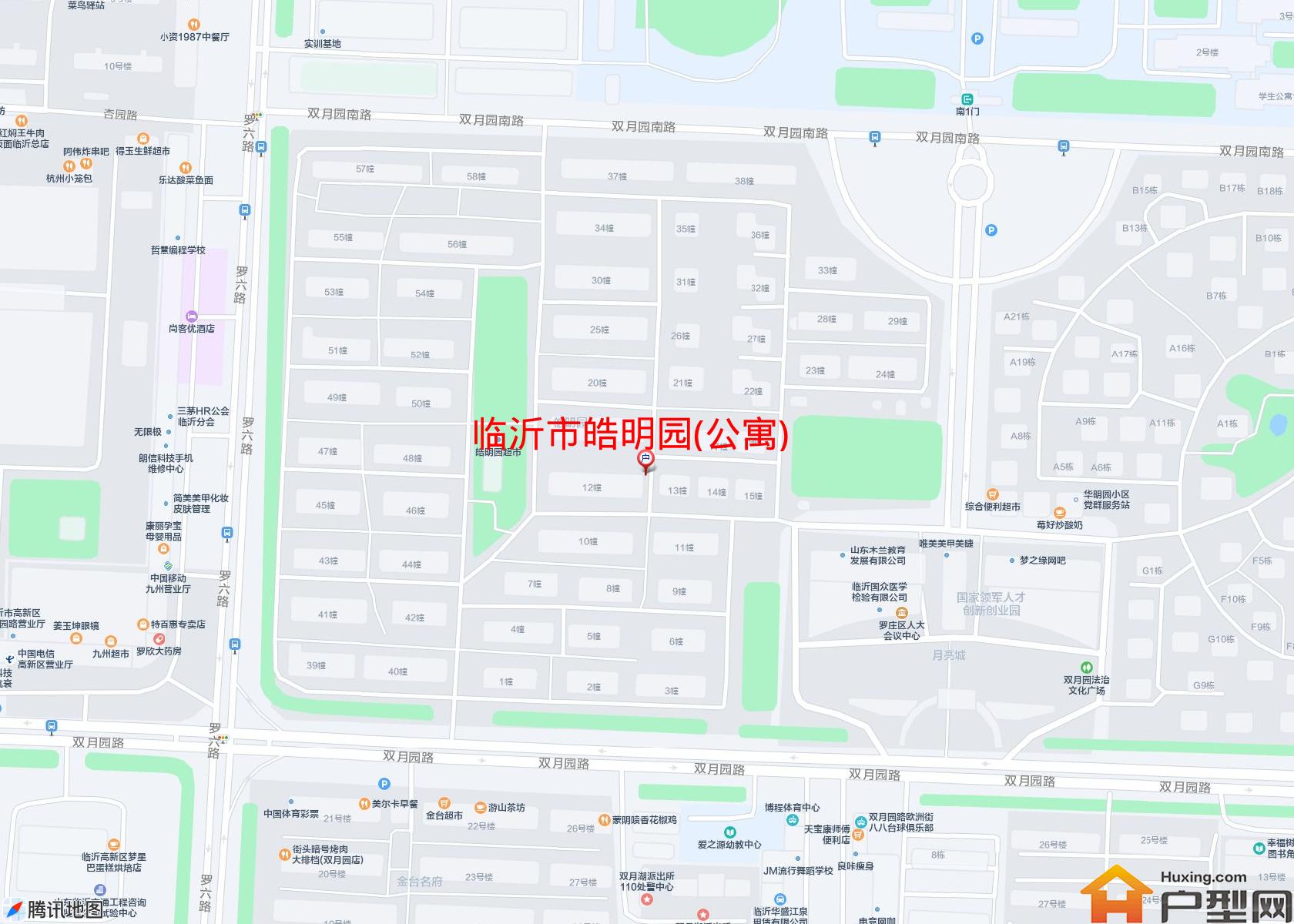皓明园(公寓)小区 - 户型网