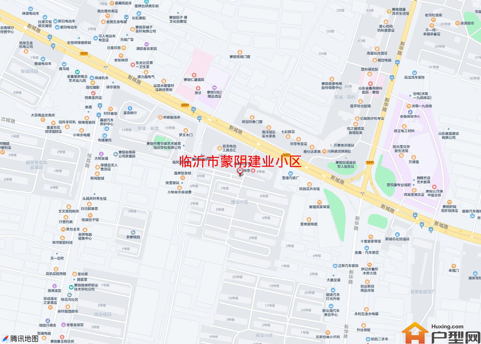 蒙阴建业小区小区 - 户型网