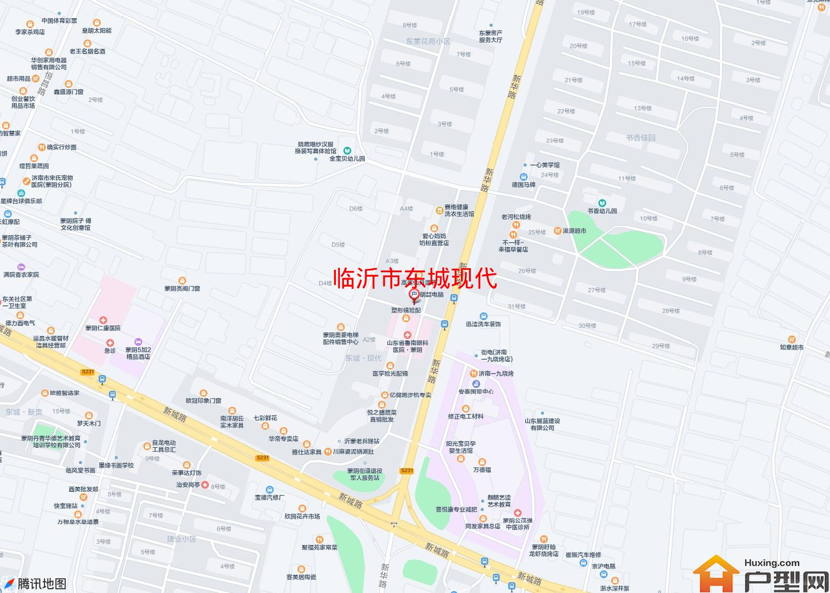 东城现代小区 - 户型网