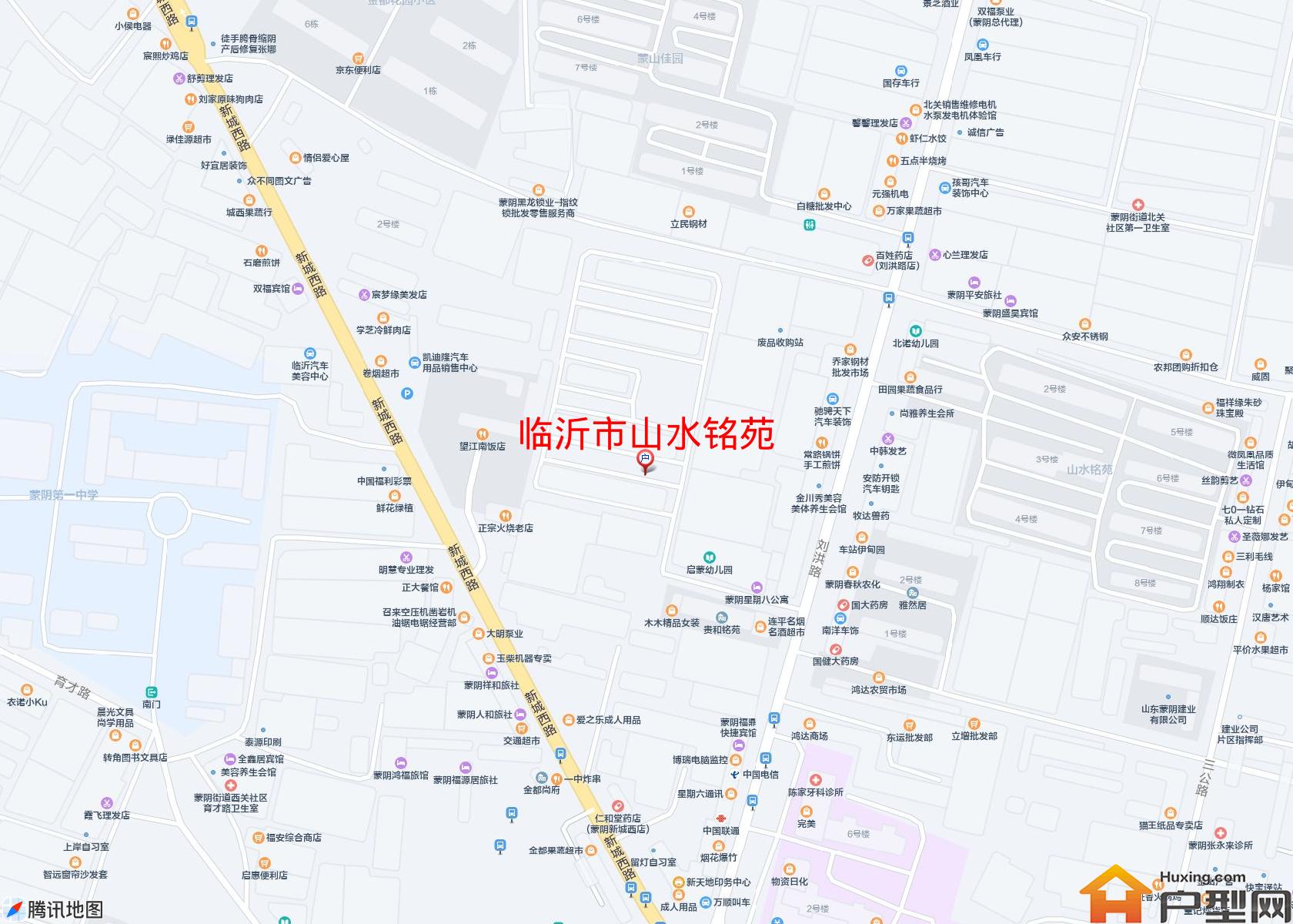 山水铭苑小区 - 户型网