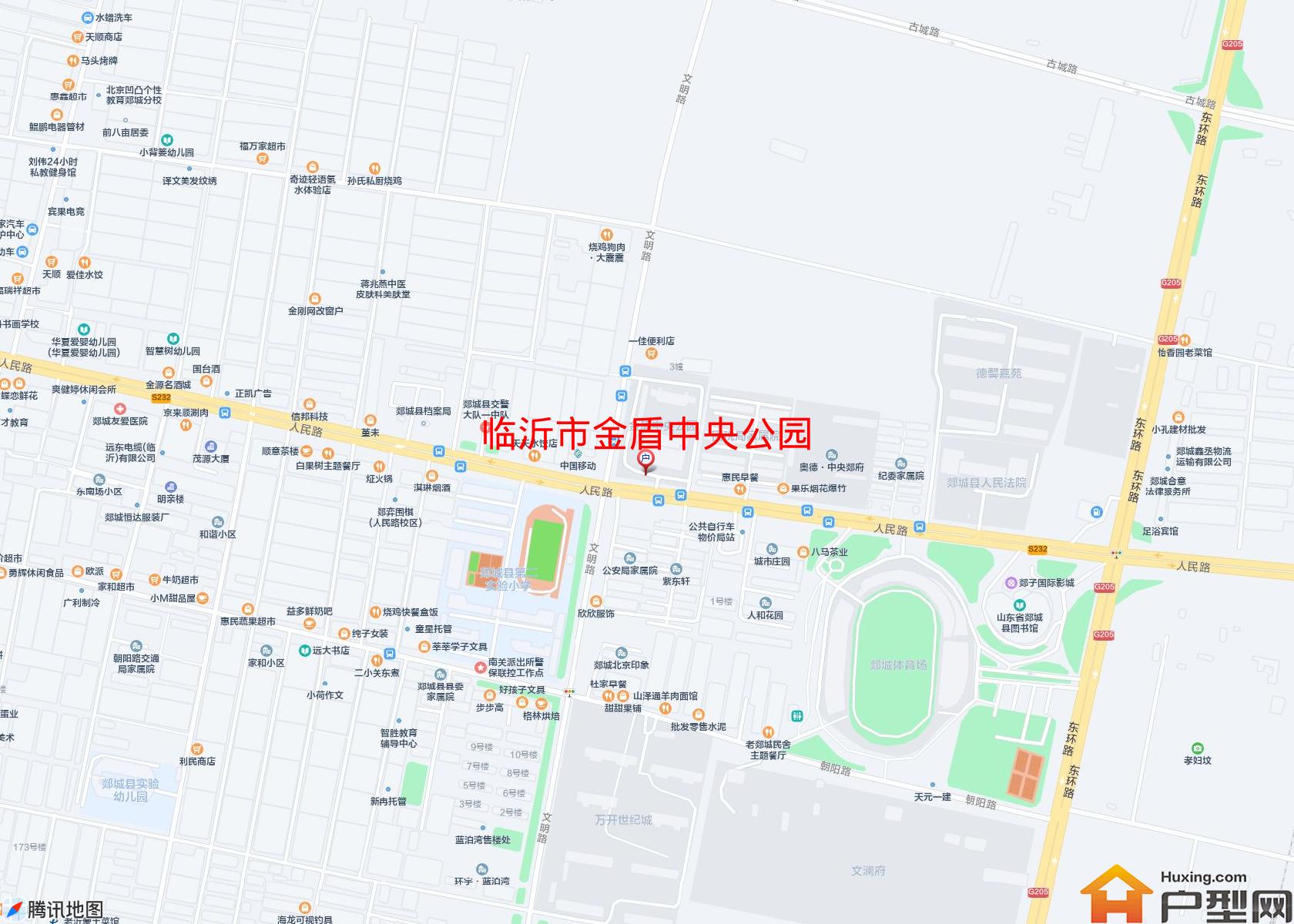 金盾中央公园小区 - 户型网