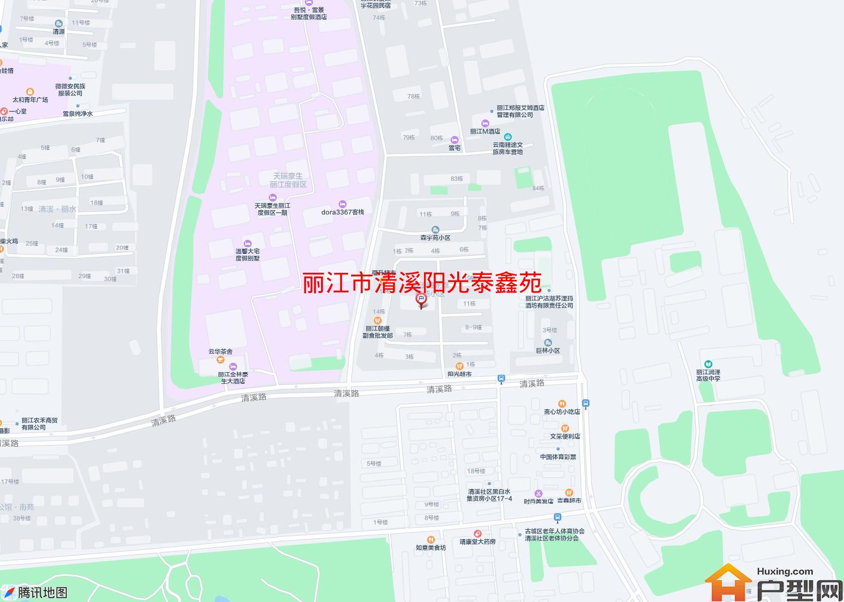 清溪阳光泰鑫苑小区 - 户型网