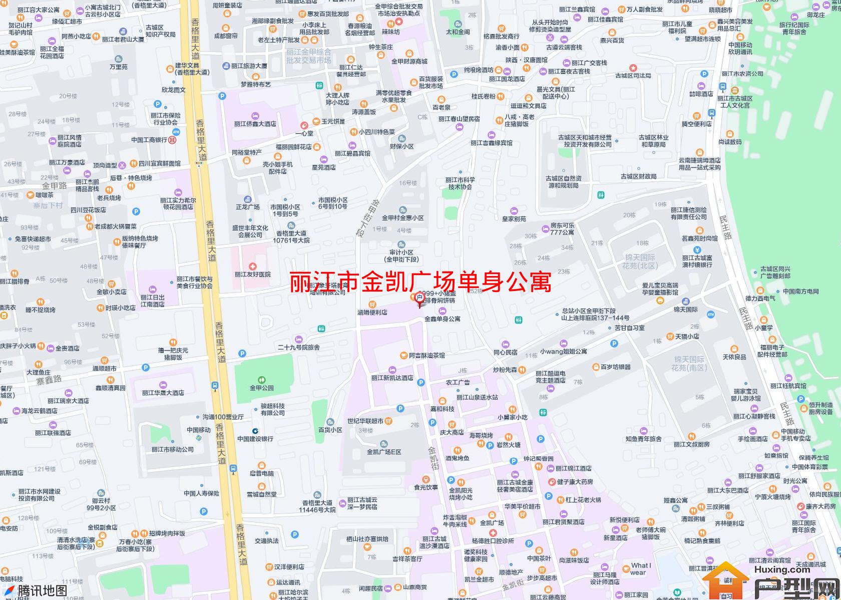 金凯广场单身公寓小区 - 户型网