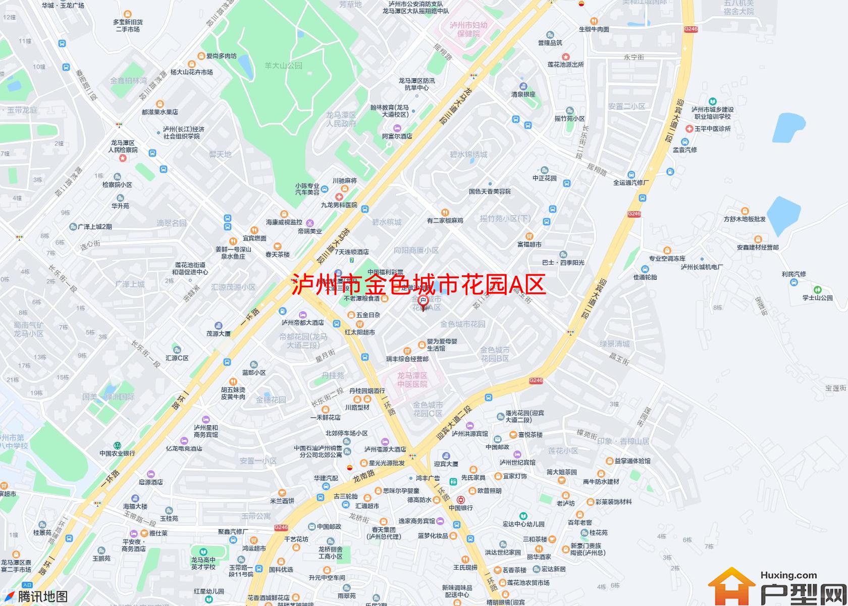 金色城市花园A区小区 - 户型网