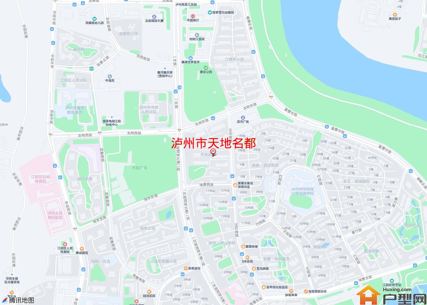 天地名都小区 - 户型网