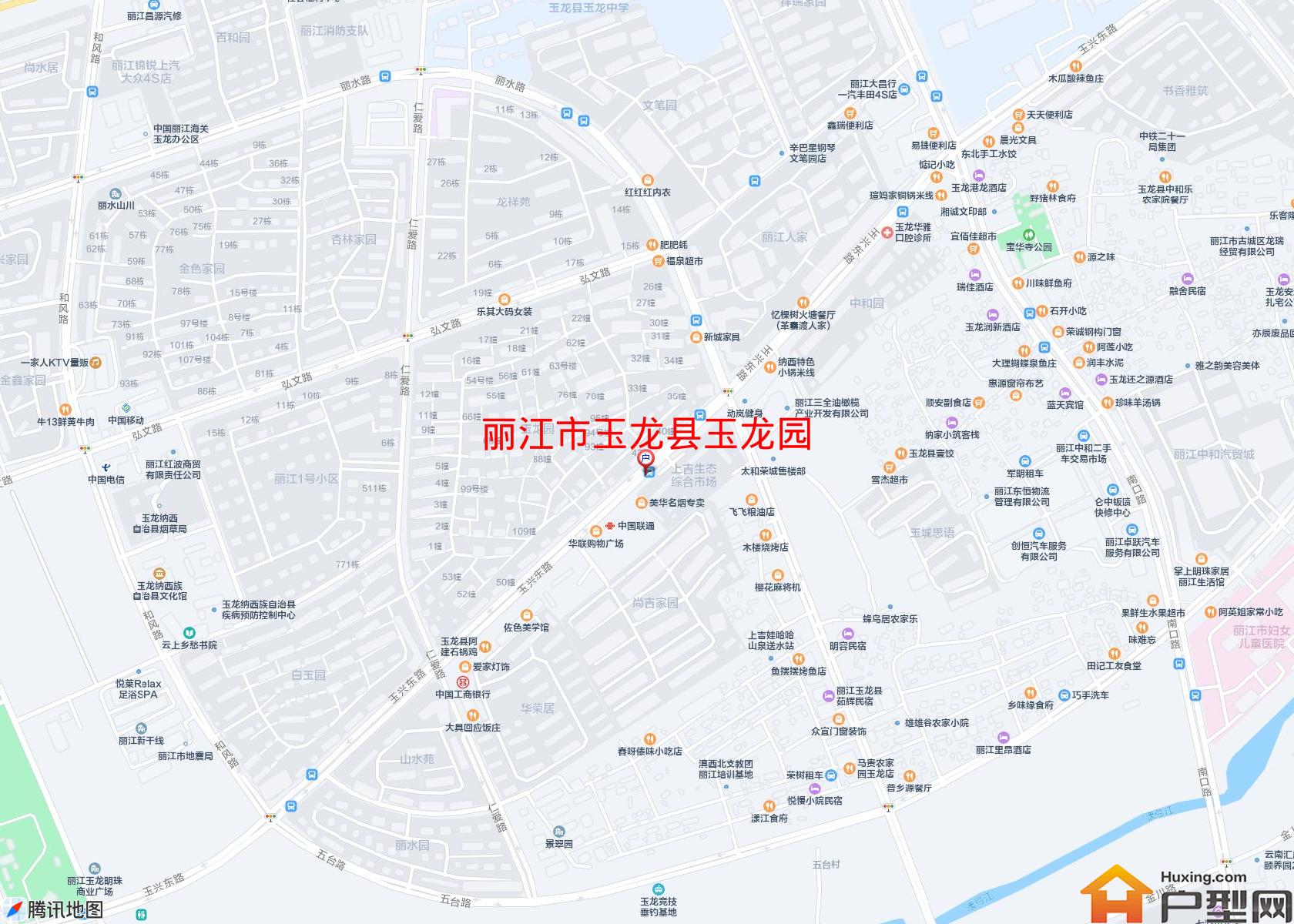 玉龙县玉龙园小区 - 户型网