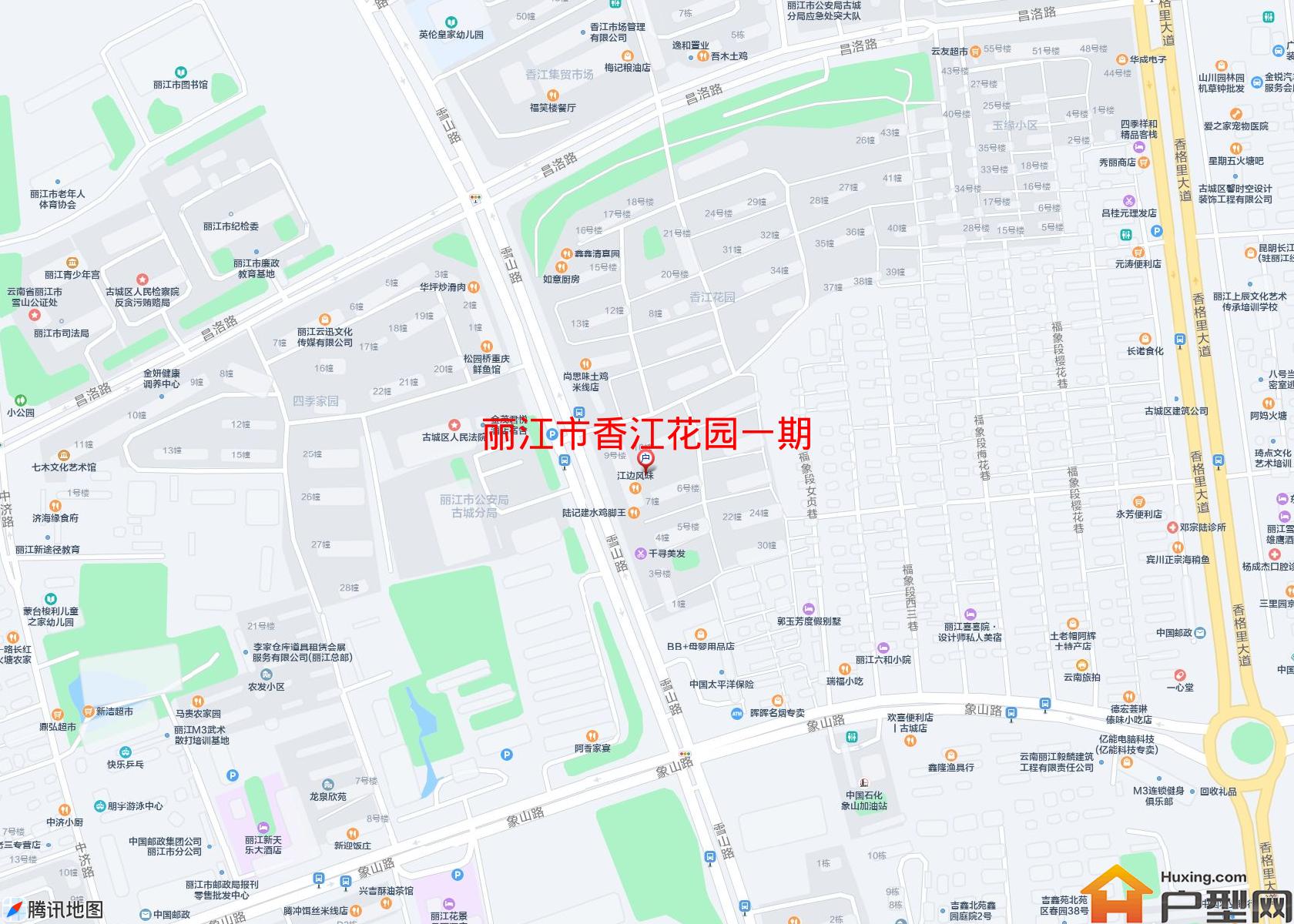 香江花园一期小区 - 户型网