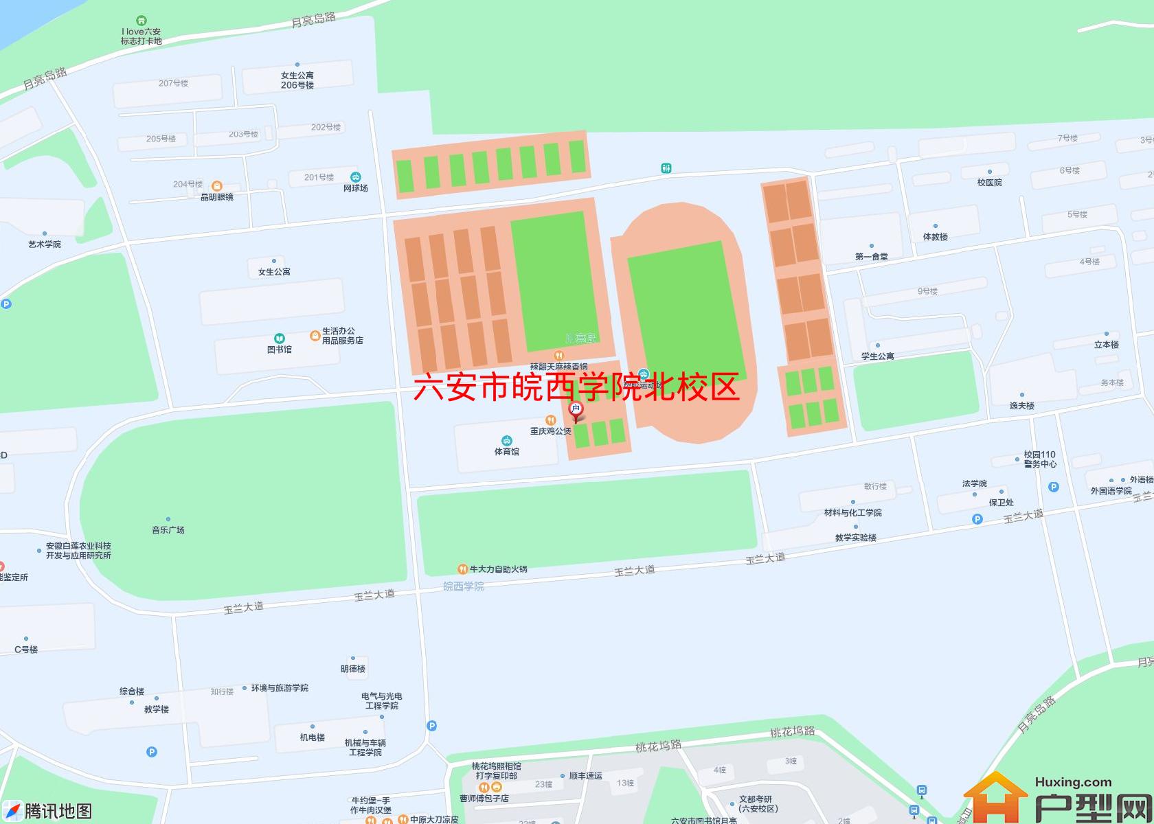 皖西学院北校区小区 - 户型网