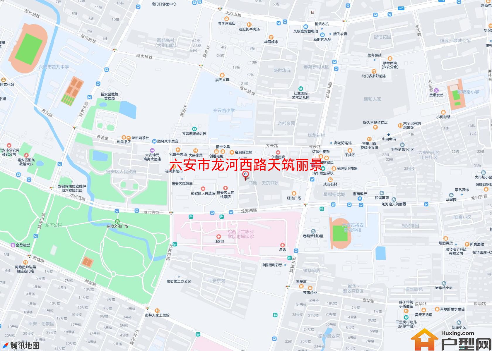 龙河西路天筑丽景小区 - 户型网