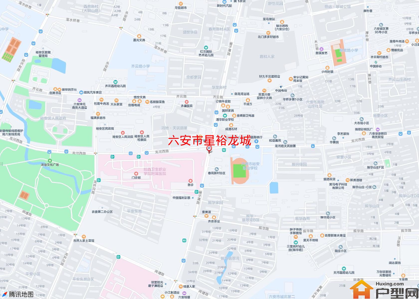 星裕龙城小区 - 户型网