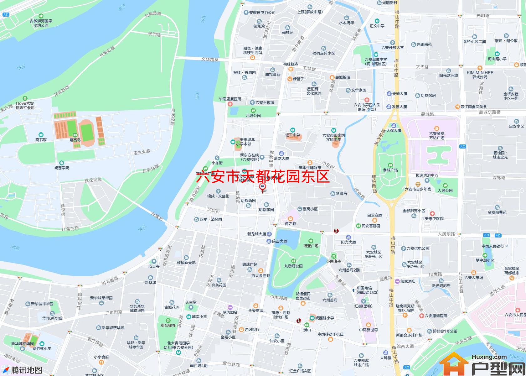 天都花园东区小区 - 户型网