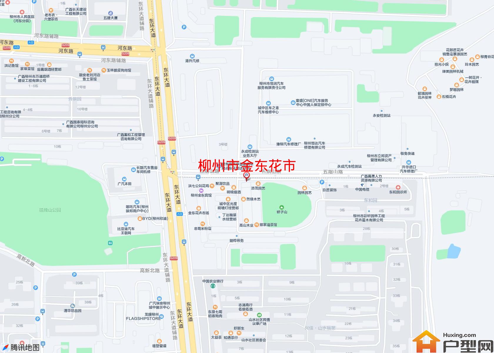 金东花市小区 - 户型网