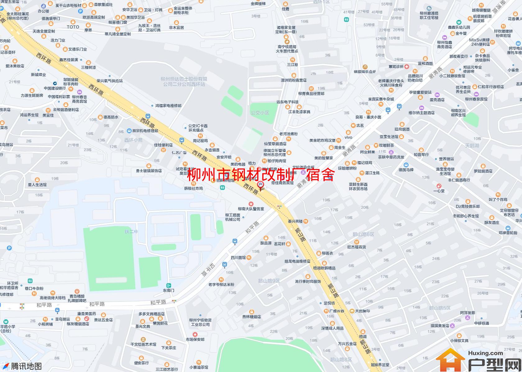 钢材改制厂宿舍小区 - 户型网
