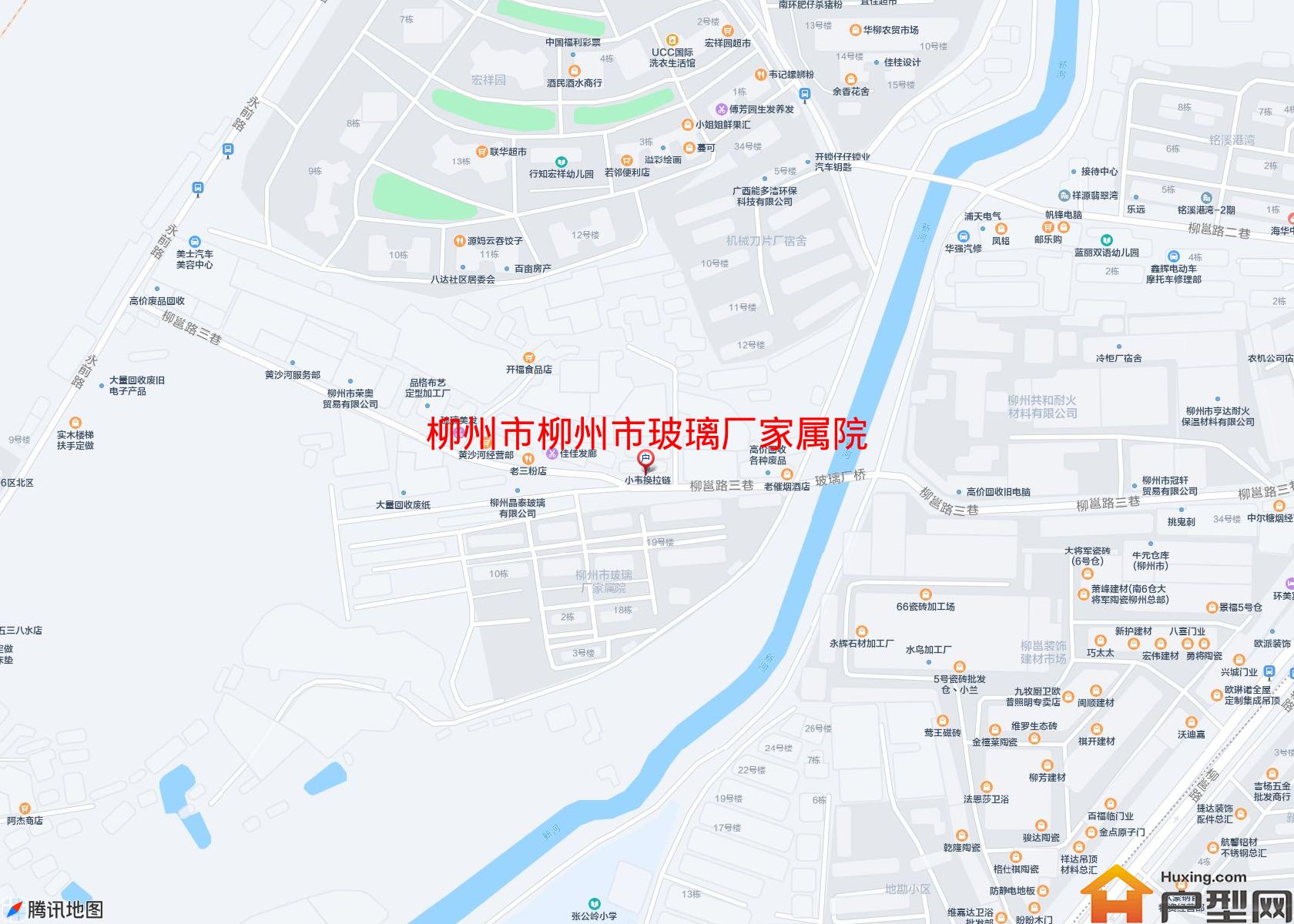 柳州市玻璃厂家属院小区 - 户型网
