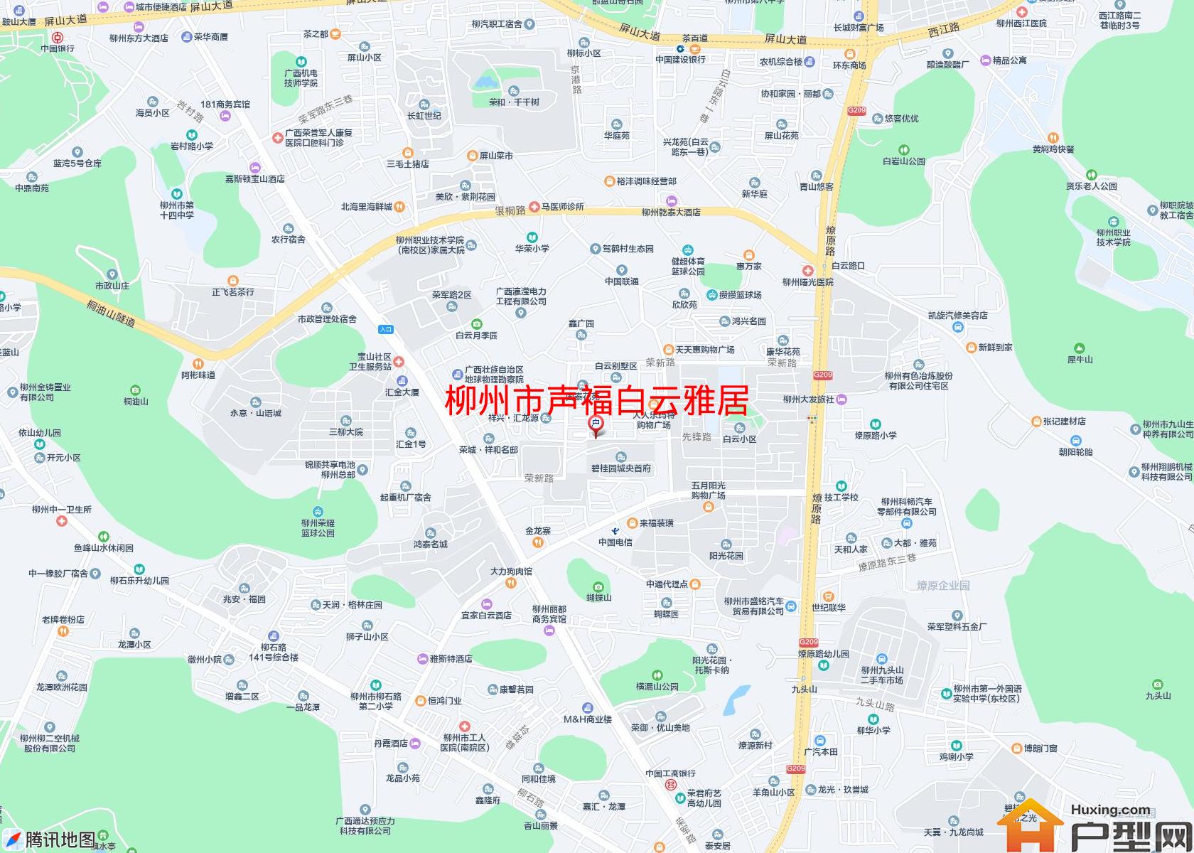声福白云雅居小区 - 户型网