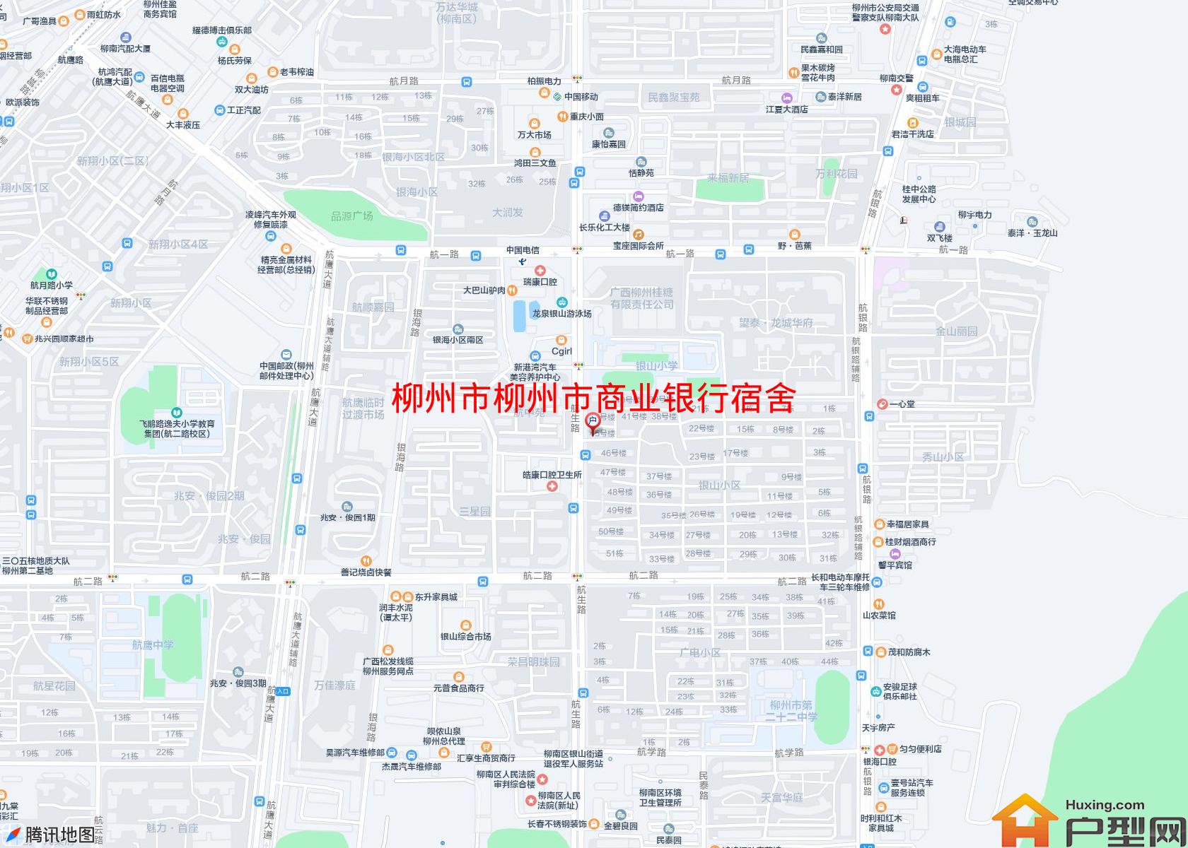 柳州市商业银行宿舍小区 - 户型网