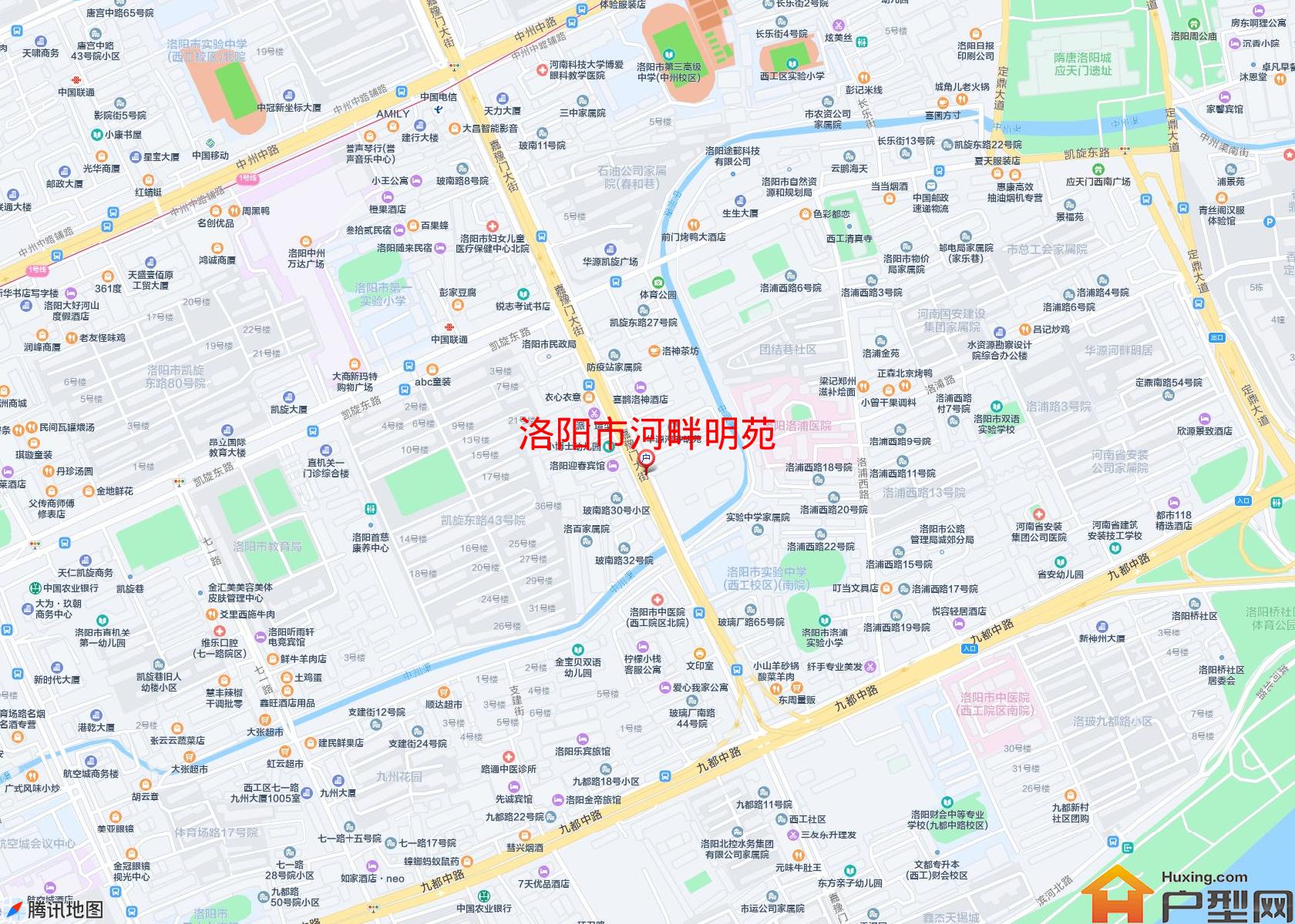 河畔明苑小区 - 户型网