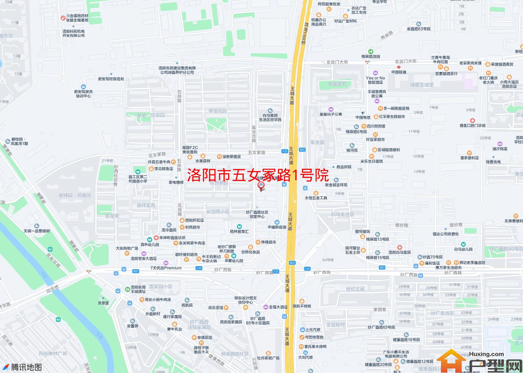 五女冢路1号院小区 - 户型网