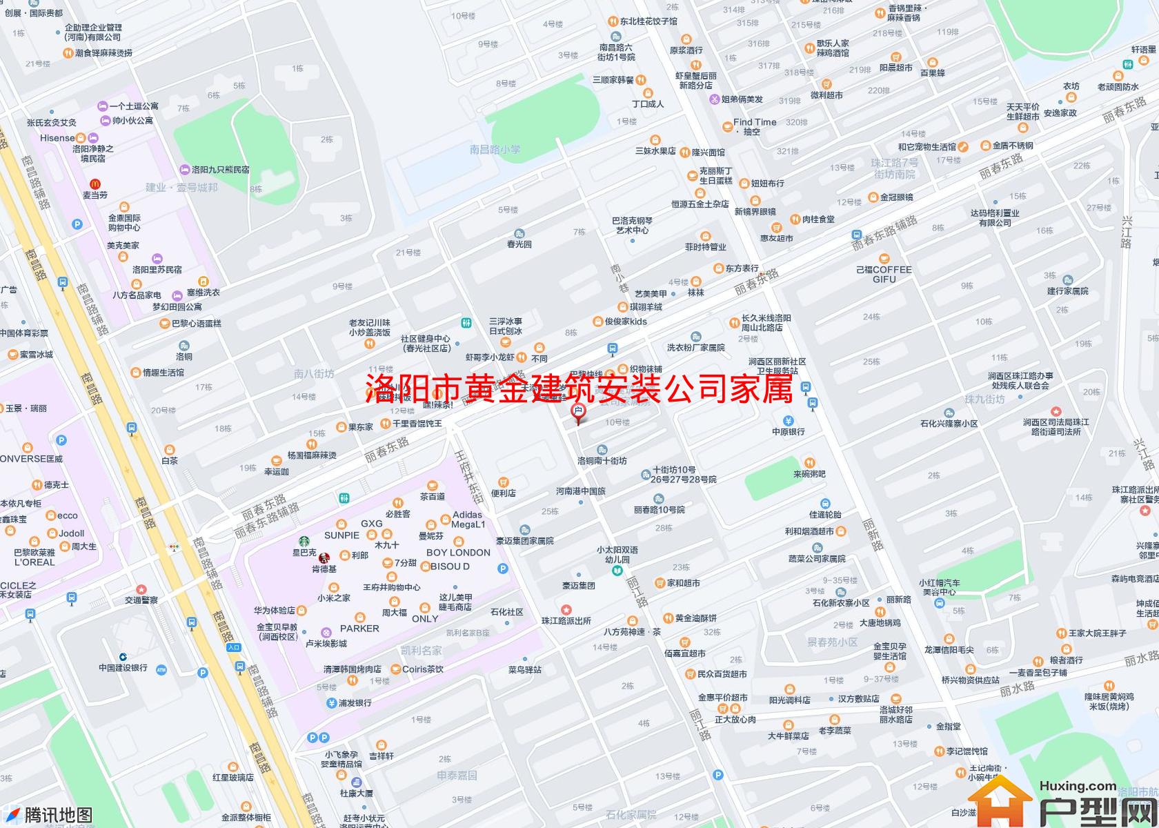 黄金建筑安装公司家属院小区 - 户型网