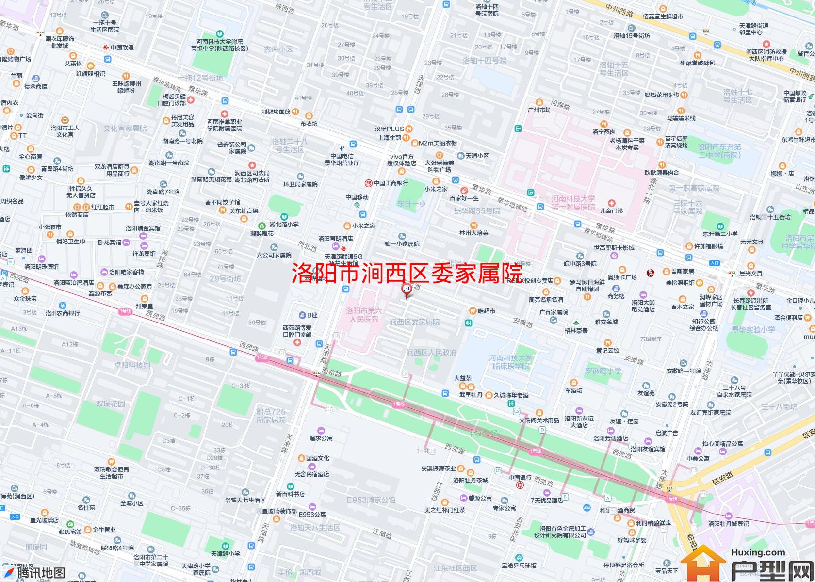 涧西区委家属院小区 - 户型网