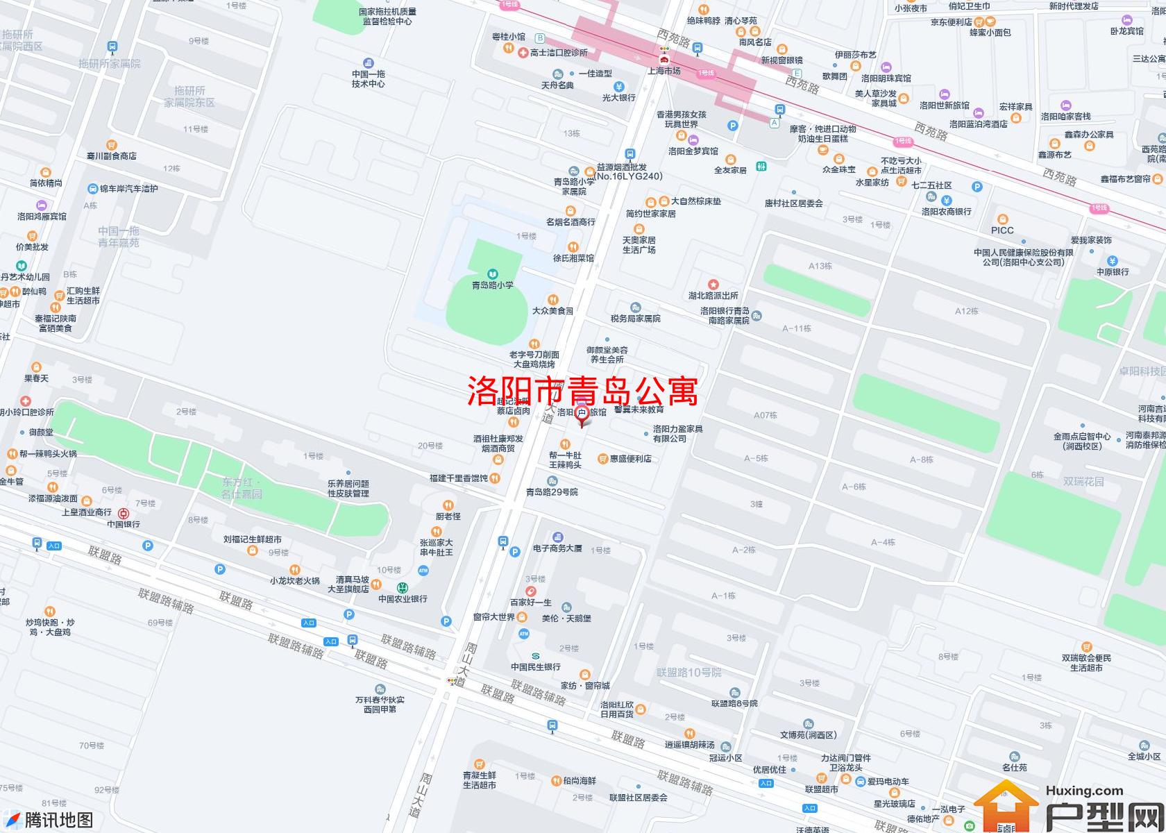 青岛公寓小区 - 户型网