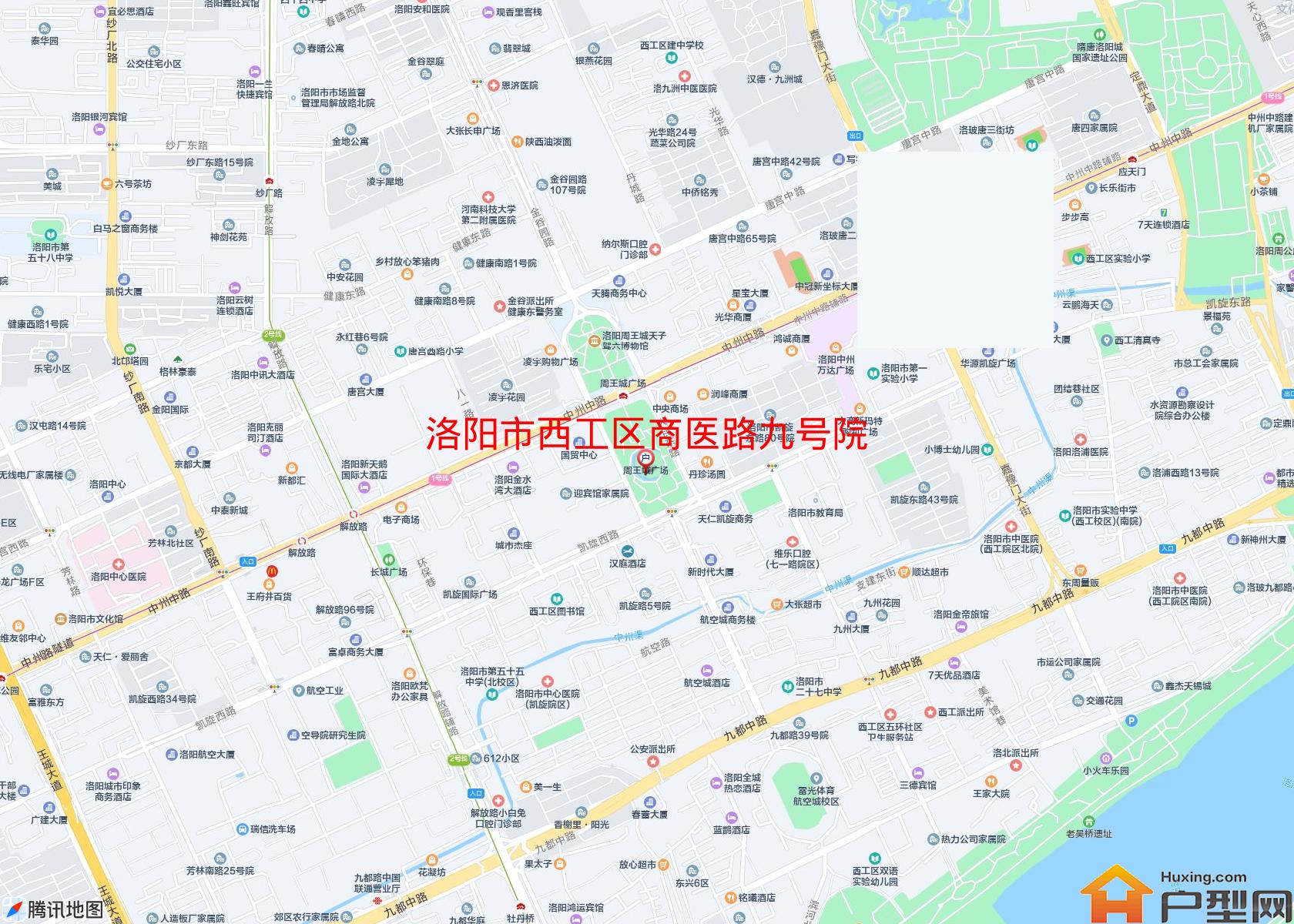 西工区商医路九号院小区 - 户型网