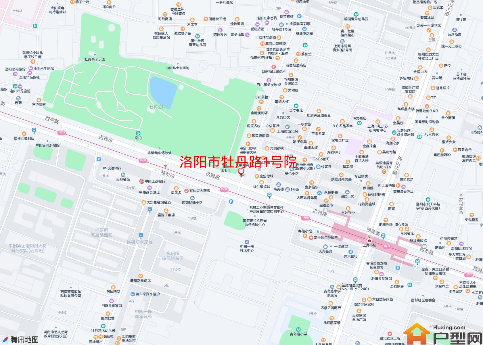 牡丹路1号院小区 - 户型网