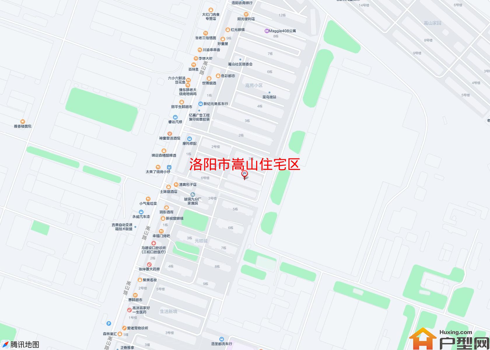 嵩山住宅区小区 - 户型网