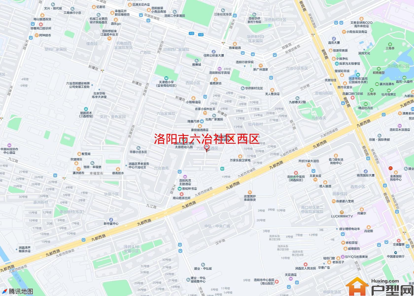 六冶社区西区小区 - 户型网