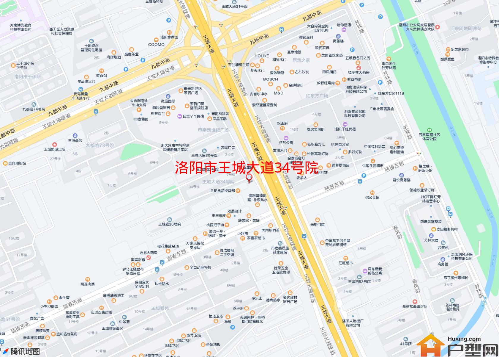 王城大道34号院小区 - 户型网