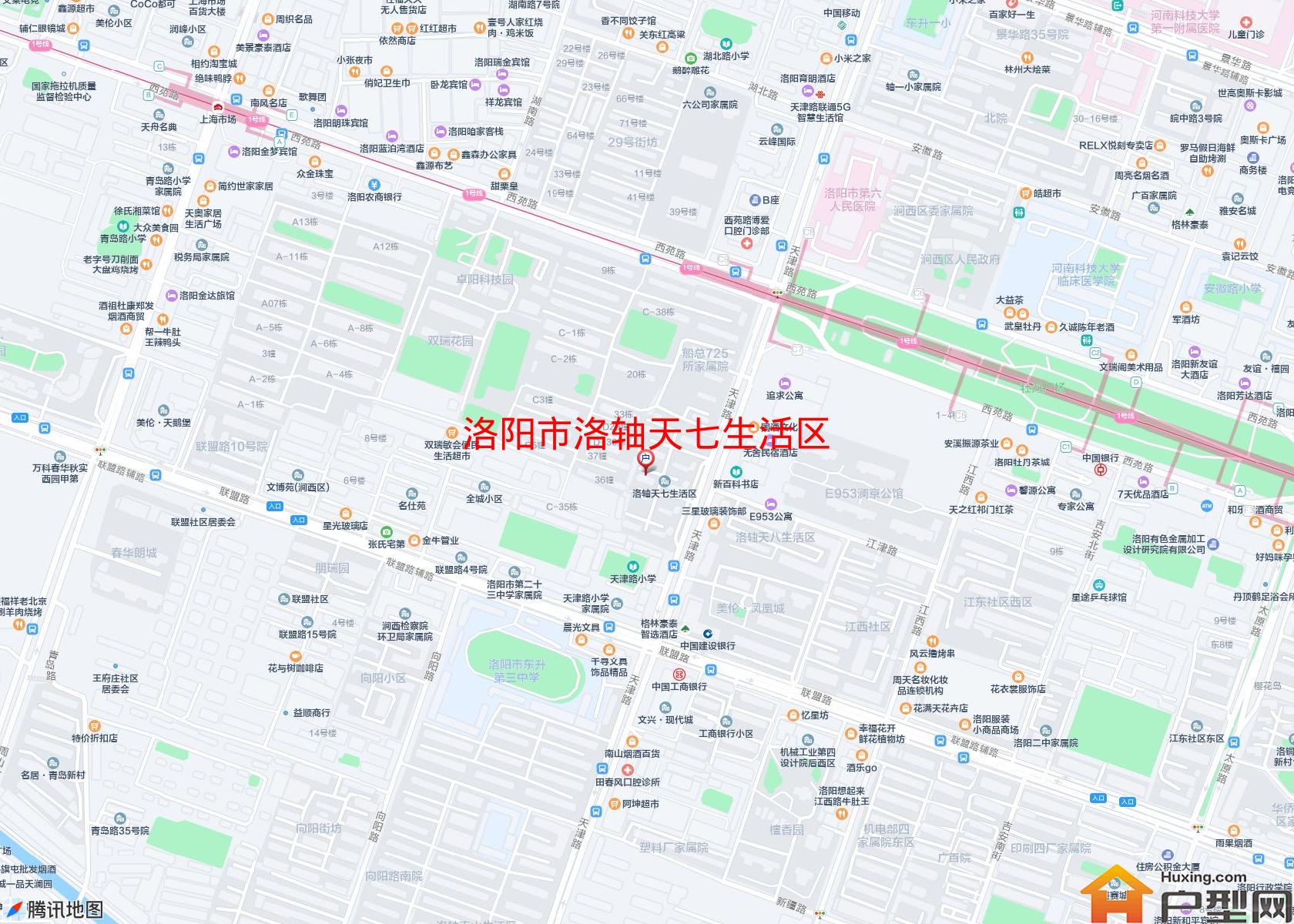 洛轴天七生活区小区 - 户型网