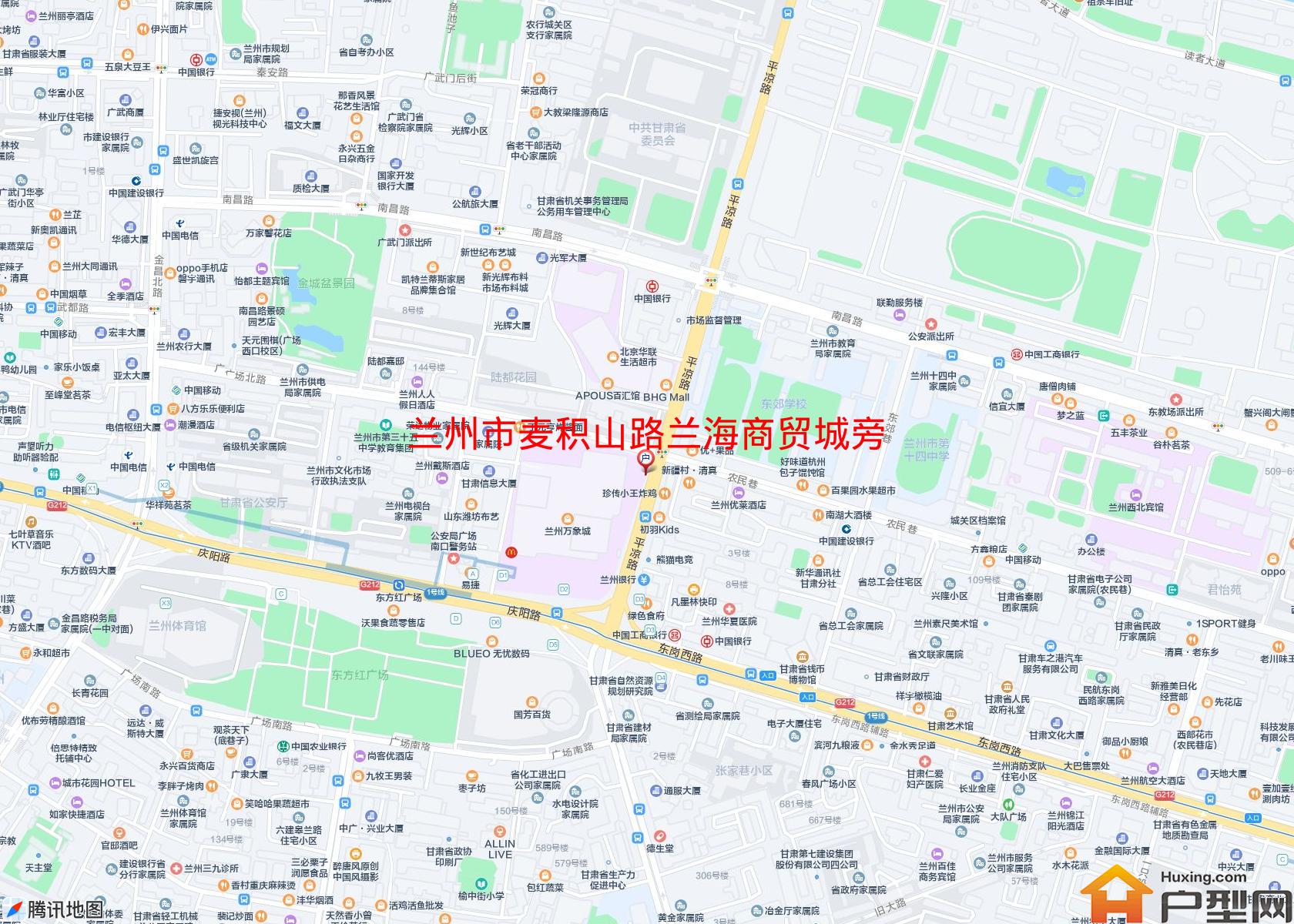 麦积山路兰海商贸城旁工商银行家属院小区 - 户型网