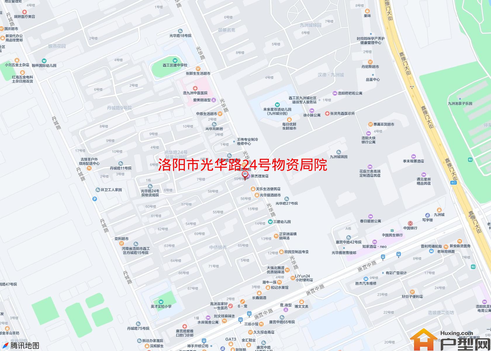 光华路24号物资局院小区 - 户型网