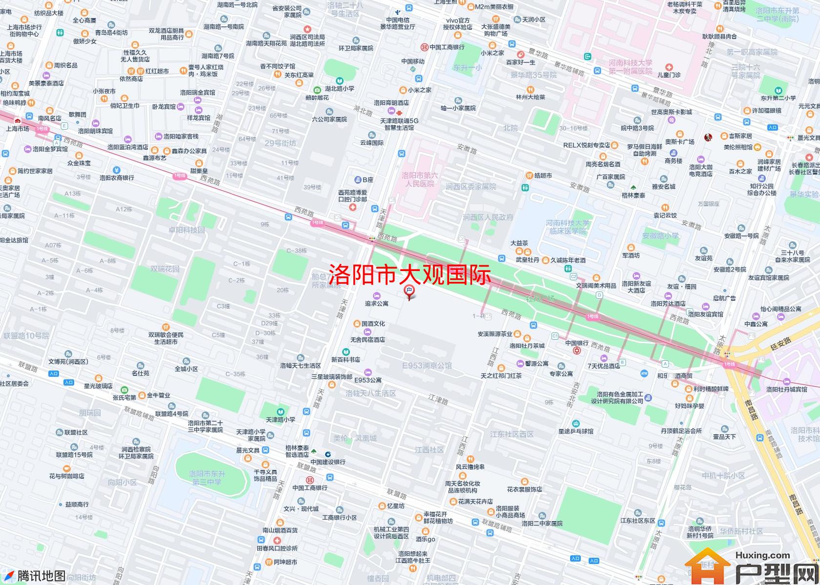 大观国际小区 - 户型网