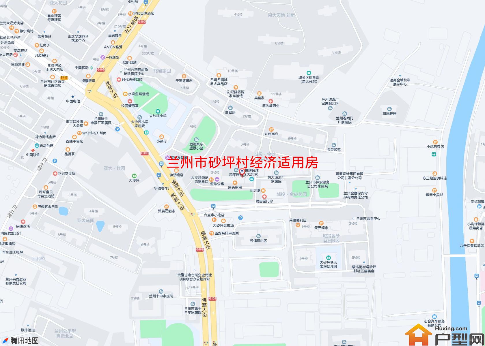 砂坪村经济适用房小区 - 户型网