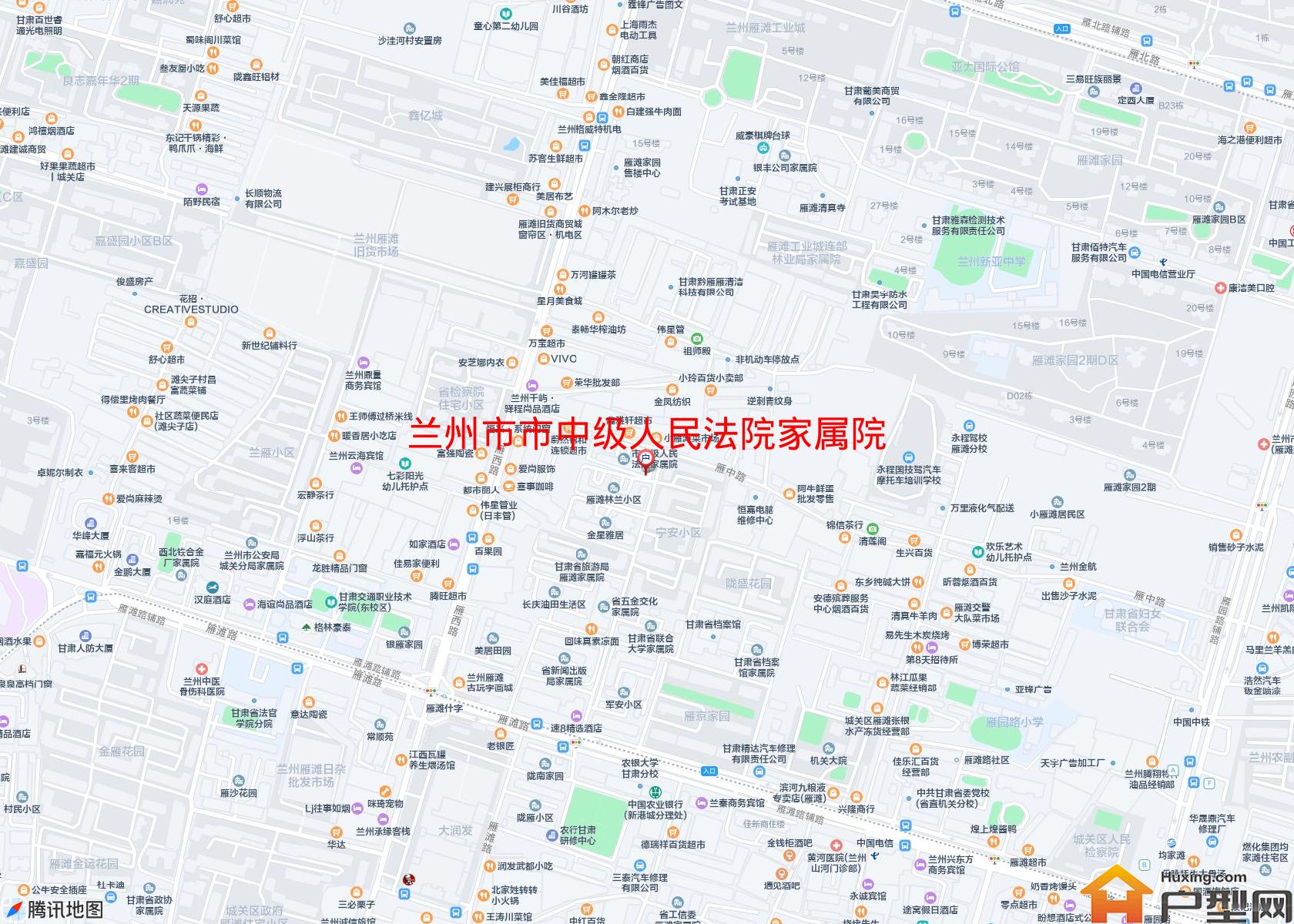 市中级人民法院家属院小区 - 户型网