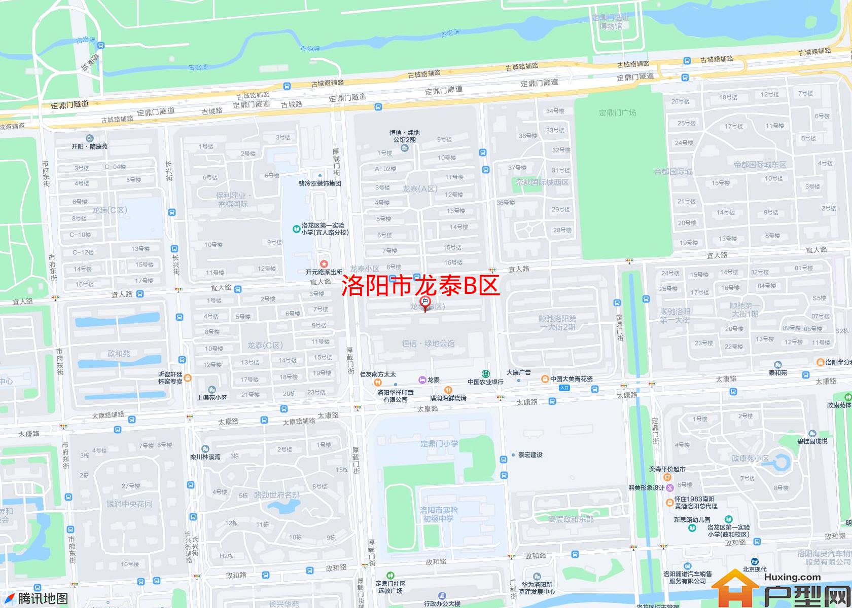 龙泰B区小区 - 户型网