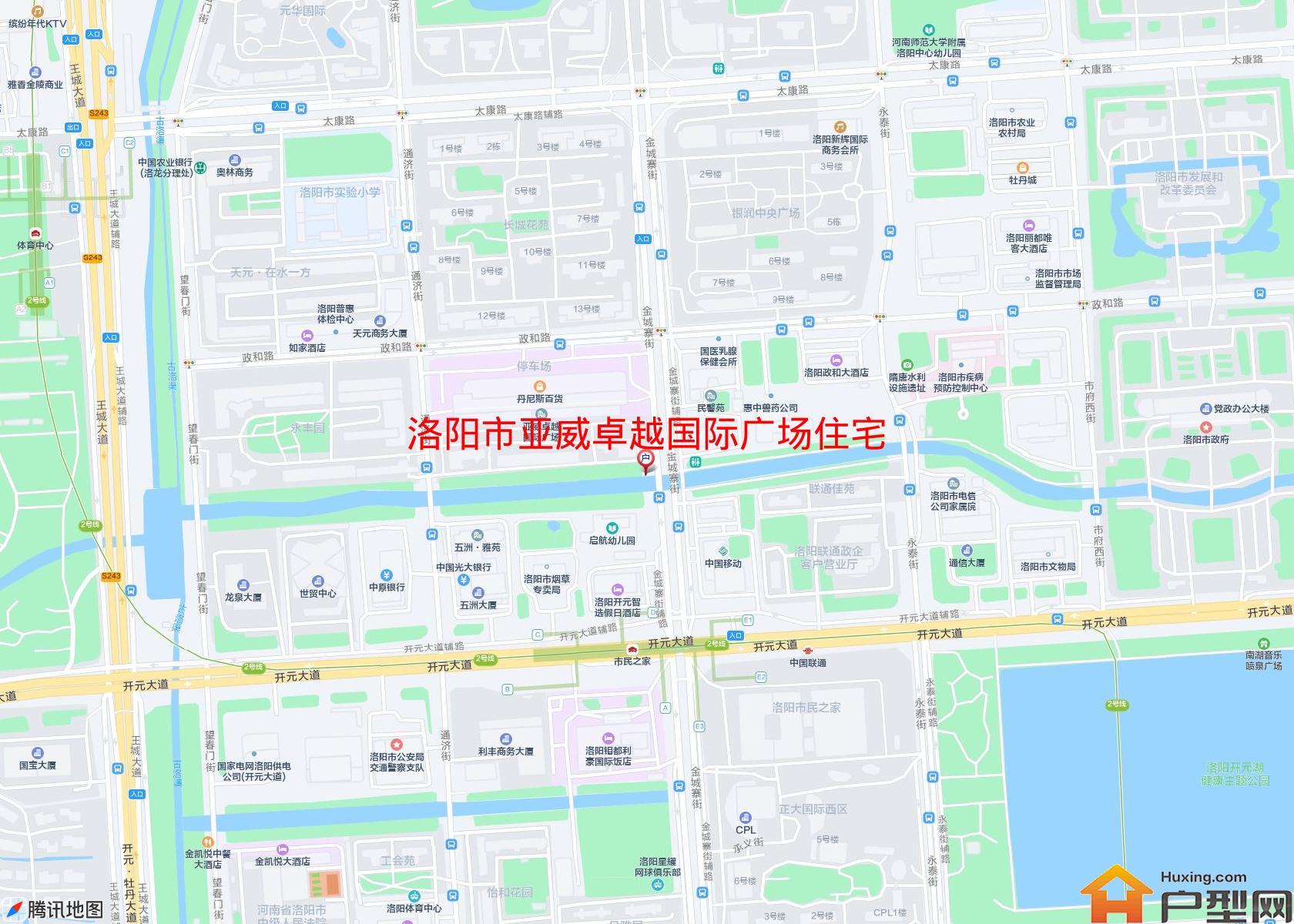 亚威卓越国际广场住宅小区 - 户型网