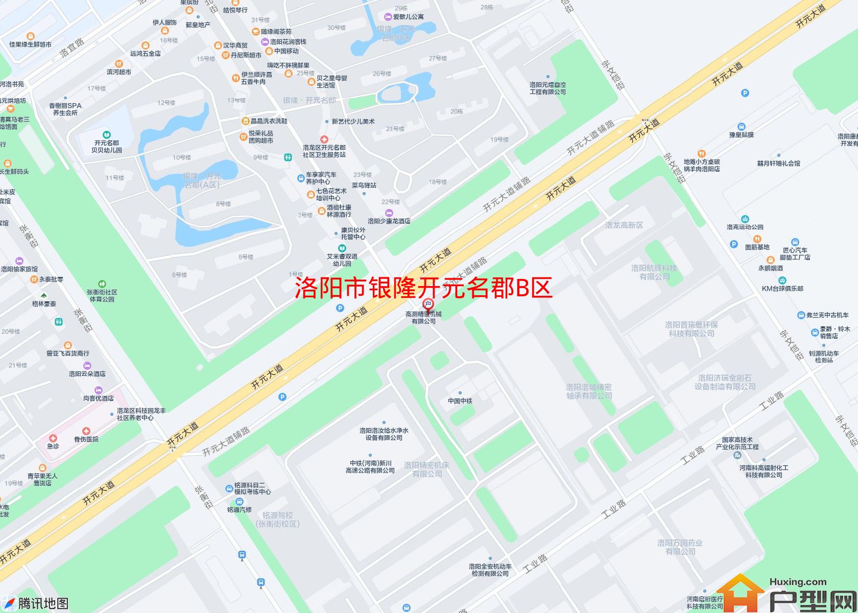 银隆开元名郡B区小区 - 户型网