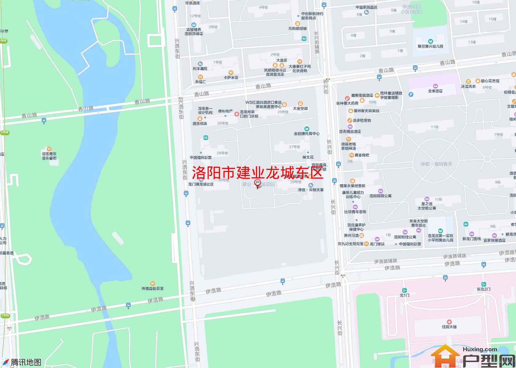 建业龙城东区小区 - 户型网