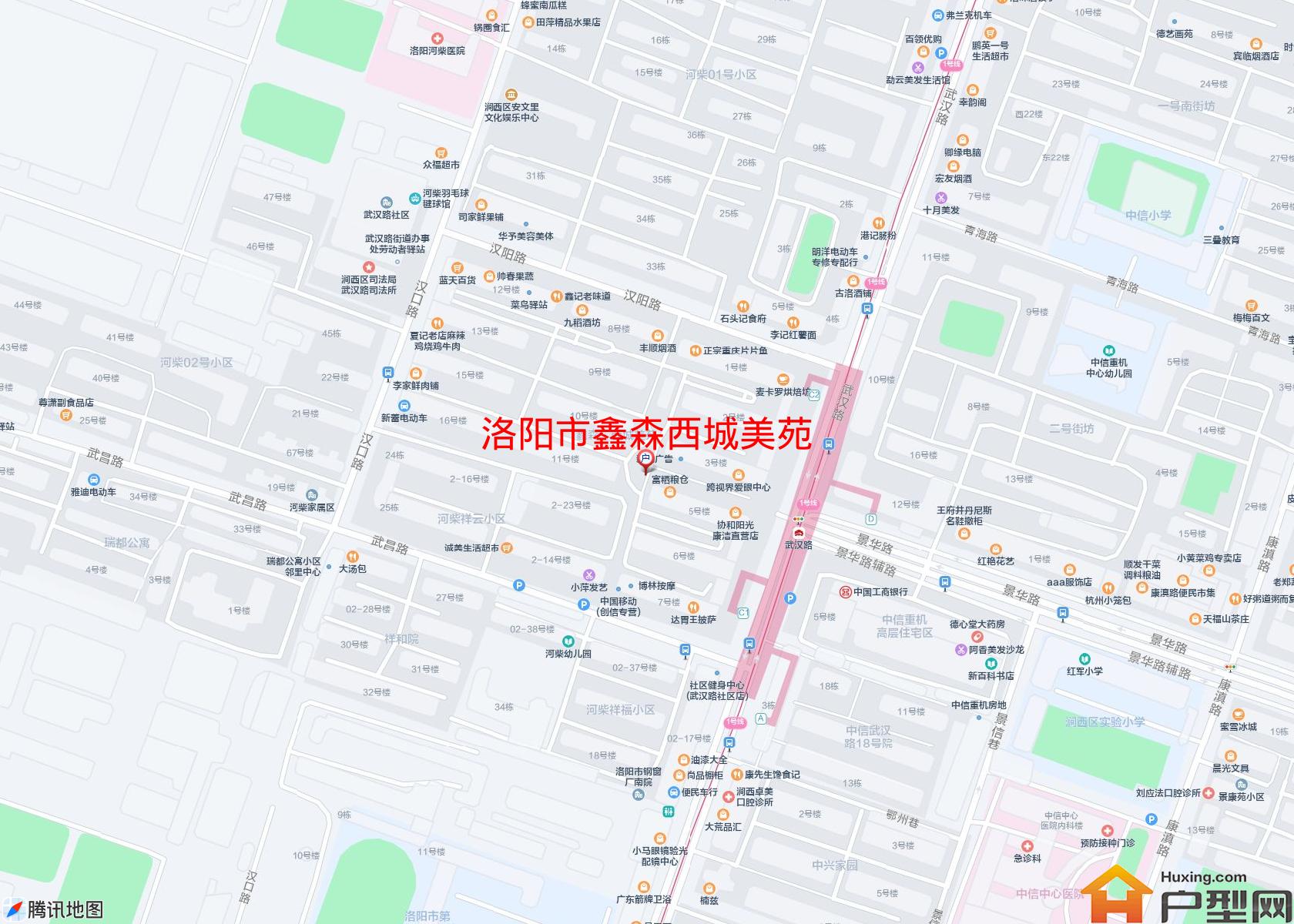 鑫森西城美苑小区 - 户型网 鑫森西城美苑小区 - 户型网