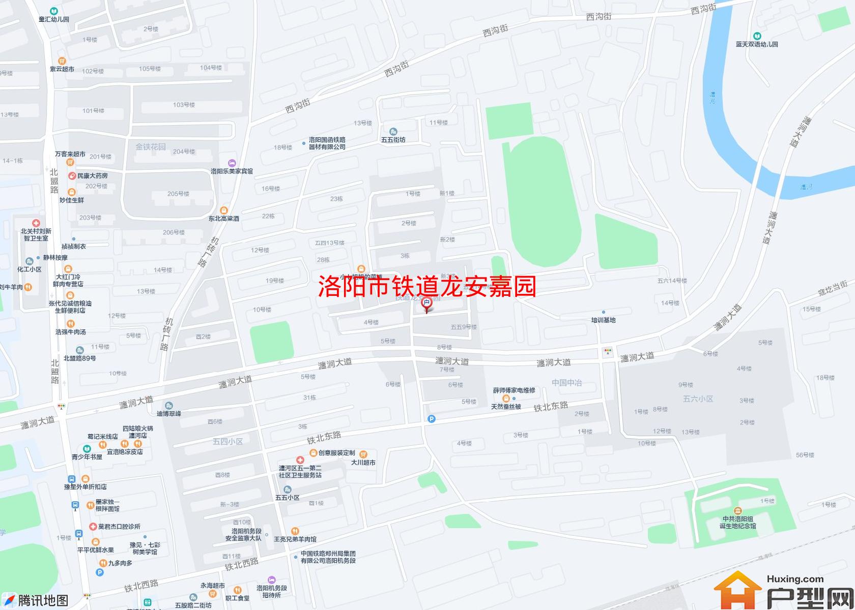 铁道龙安嘉园小区 - 户型网