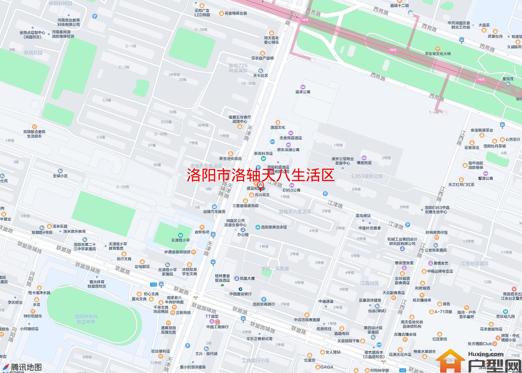洛轴天八生活区小区 - 户型网