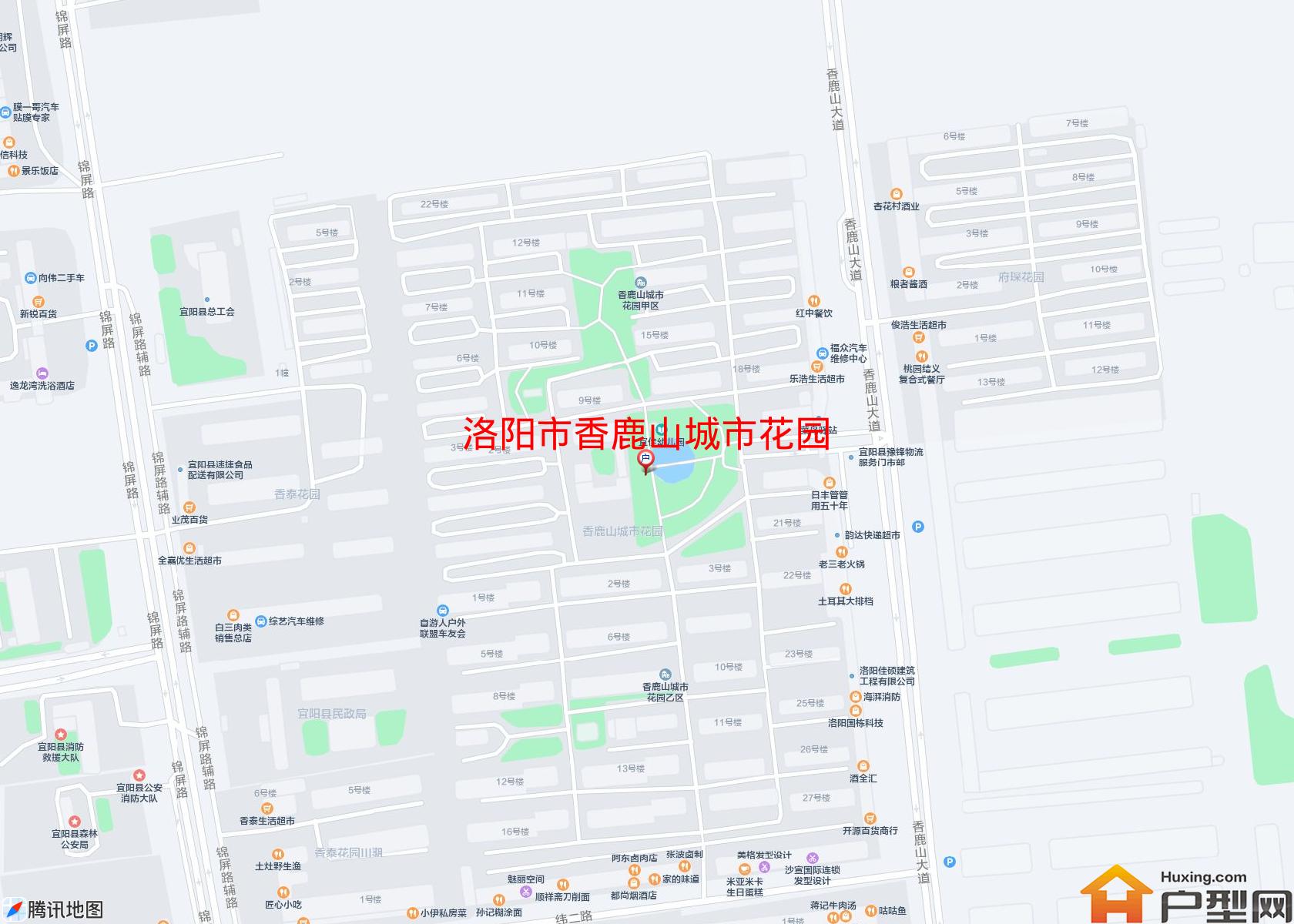 香鹿山城市花园小区 - 户型网