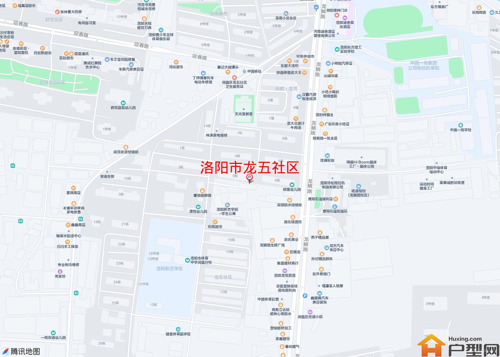 龙五社区小区 - 户型网