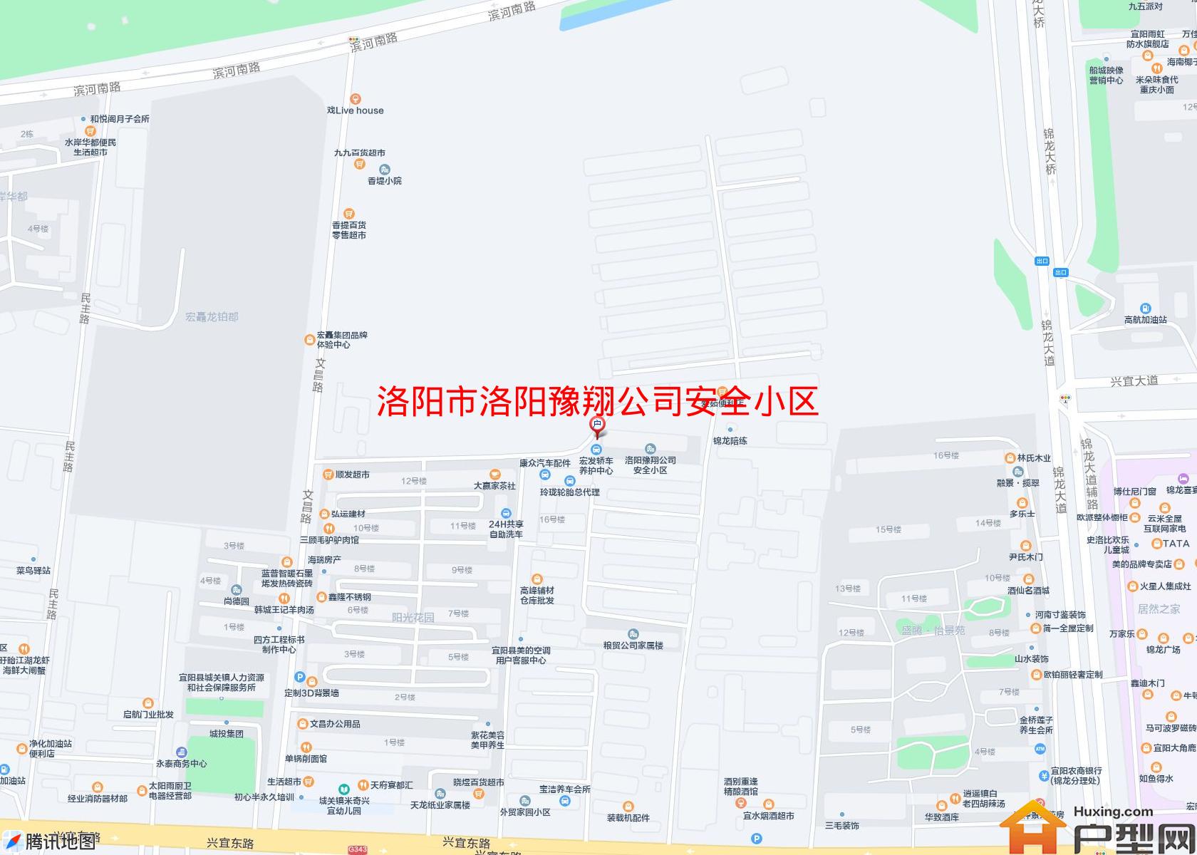 洛阳豫翔公司安全小区小区 - 户型网