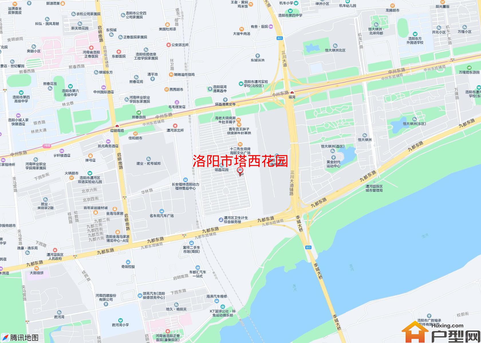 塔西花园小区 - 户型网